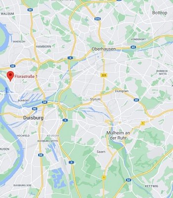    ,  47119 Duisburg, 875 ² ( 600 2)