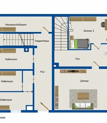 Доходный дом в Германии, в 40625 Düsseldorf, 191,58 м² (участок земли м2)
