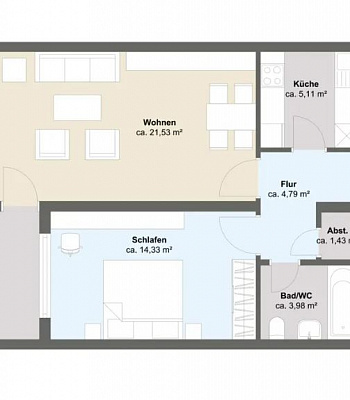 �������� � �������� � 40764 Langenfeld, 52,64  m2
