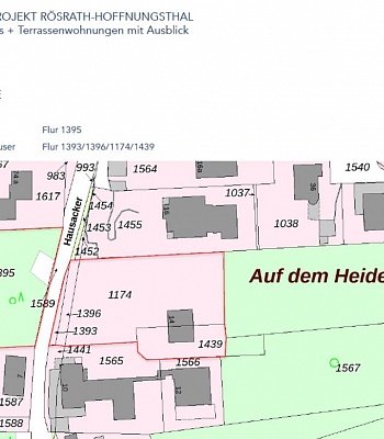 Земельный участок в Германии в 51503 Rösrath (есть предв. разрешение на строительство), 3114 м2