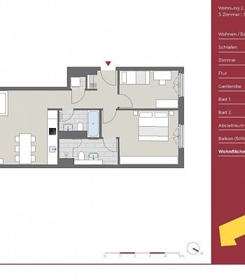 Квартира в Германии в 50825 Köln-Ehrenfeld, 80,27 m2
