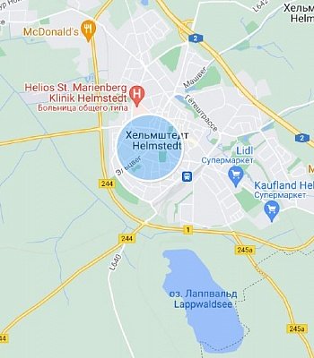 Коммерческая недвижимость с офисом, мастерской, торговым и складским залами в Германии в 38350 Helmstedt, 3100 м2 (участок 11285 м2)