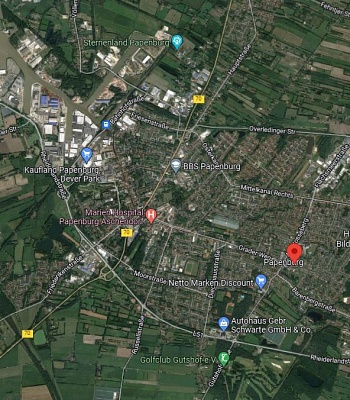 Земельный участок в Германии 26871 Papenburg, с разрешением дополнительного строительства 309 м2 , 1072 м2