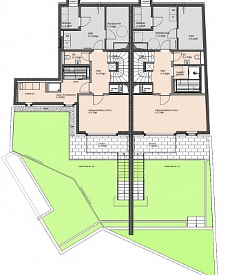 Городская вилла - дом в Германии в 40545 Düsseldorf (Oberkassel),  367,88 м2 (участок 181,45 м2)