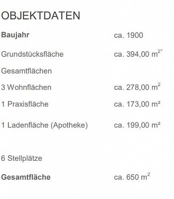Доходный дом в Германии в 42551 Velbert самый центр, 650 м² (участок земли 394 м²) 